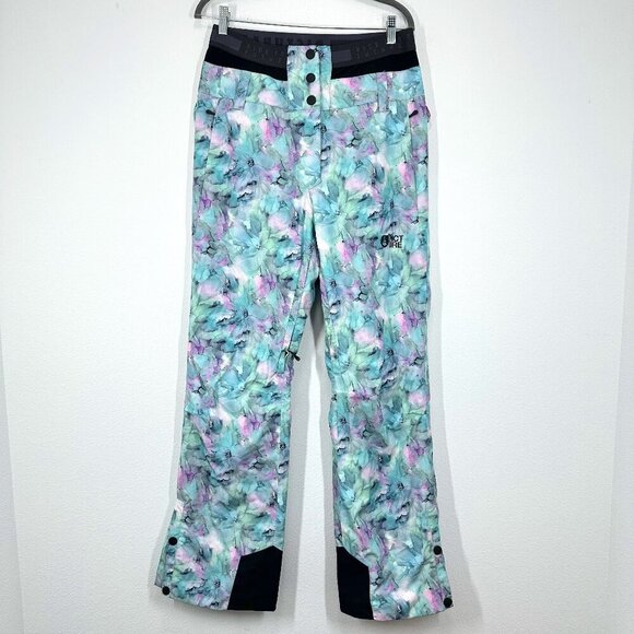 Picture Organic Exa Printed Snow Pants Women's Size Large NWOT Skiing Snowboard - Picture 1 of 16